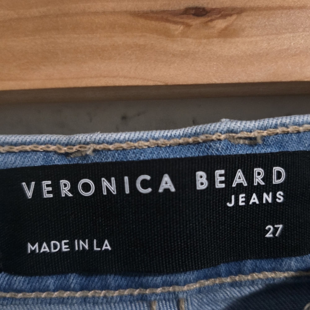 NEW Veronica Beard Carly Kick Flare Jean Light Wash‎ Size 27 - Picture 8 of 10